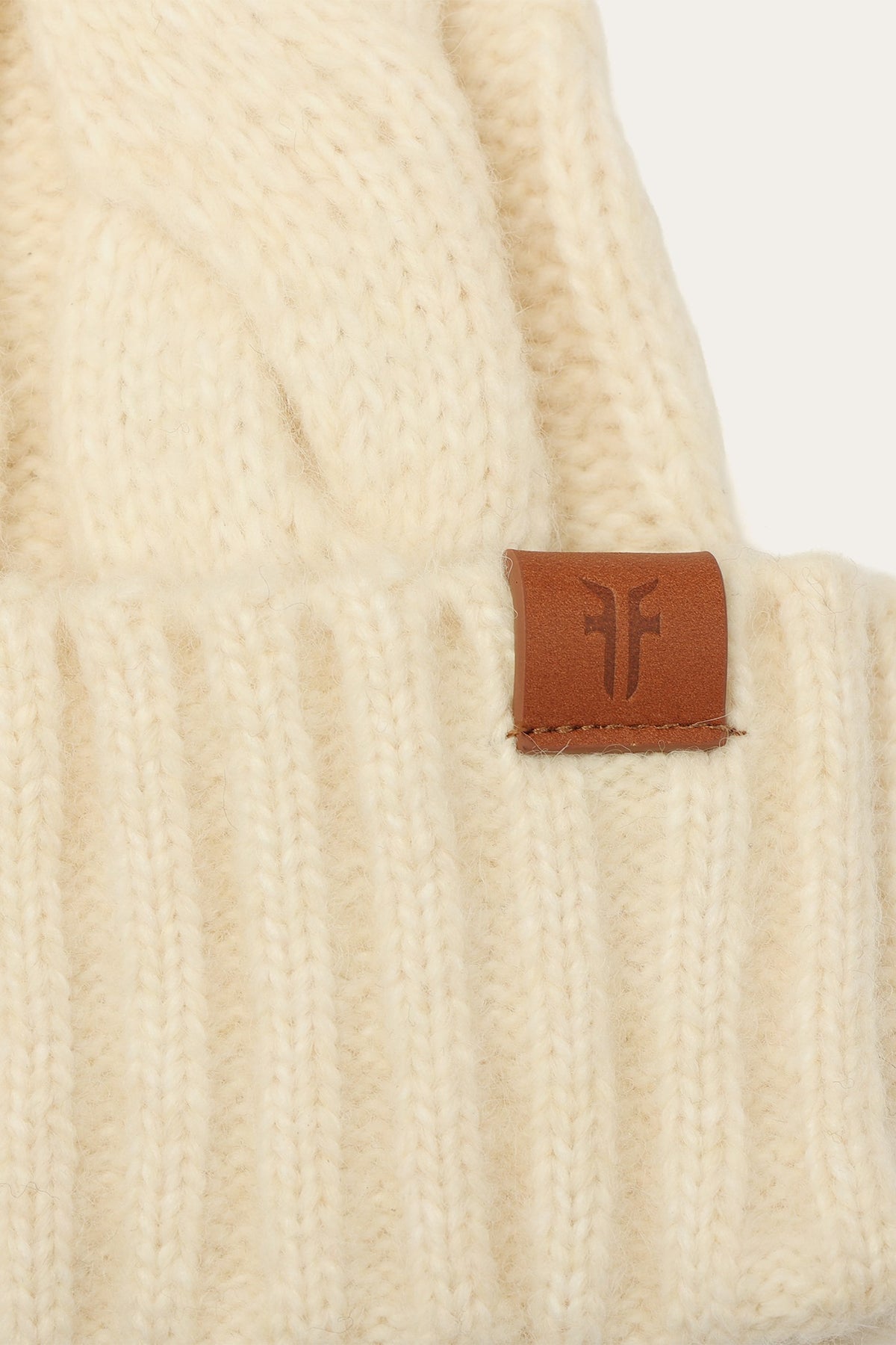 Birch Wide Cable Cuff Hat