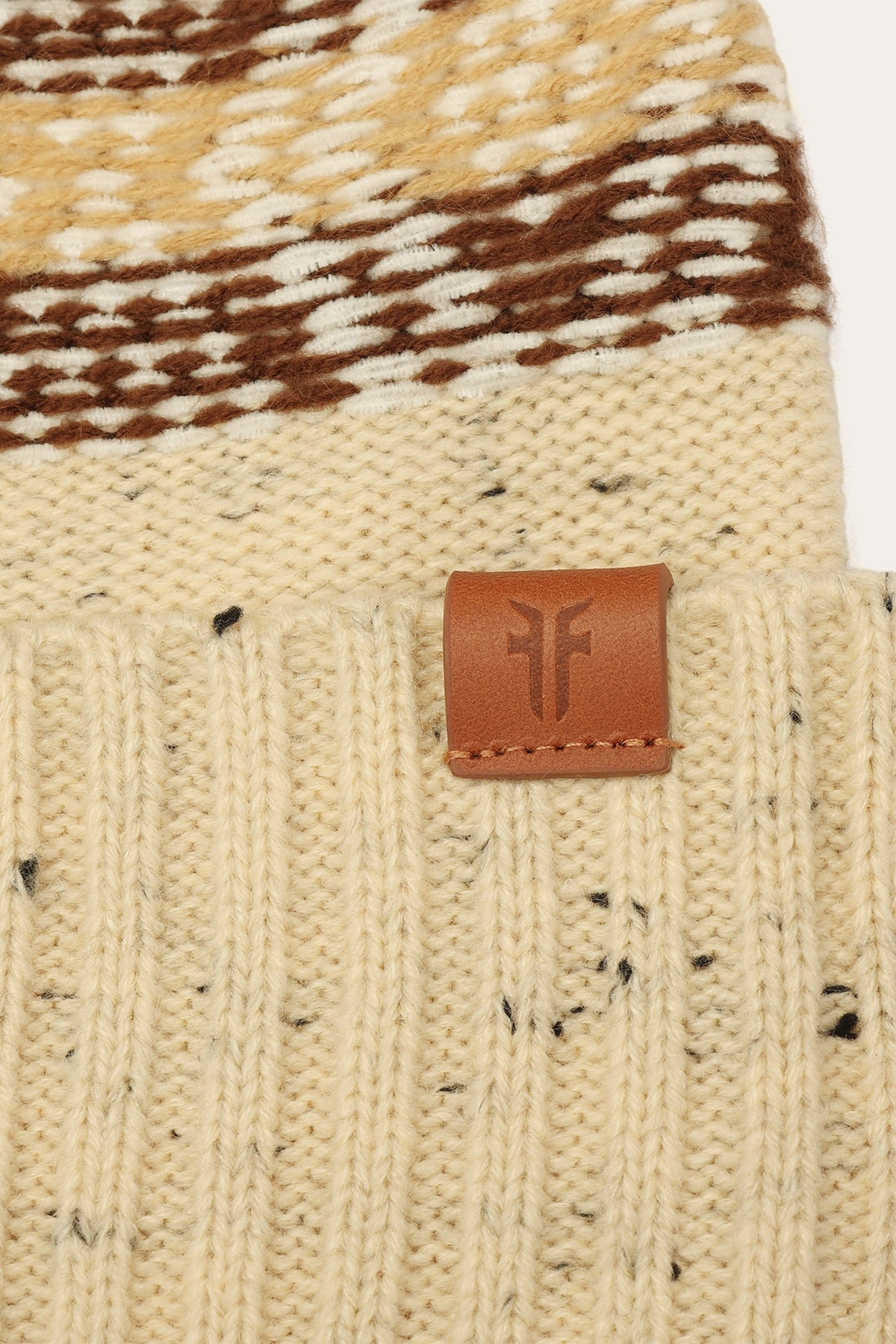Birch Tweed Fair Isle Cuff Hat