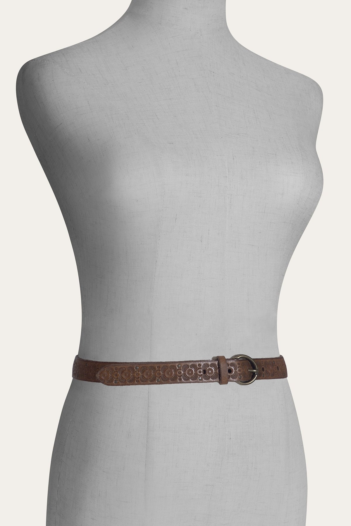 Light Whiskey 20mm Tooling & Stud Belt