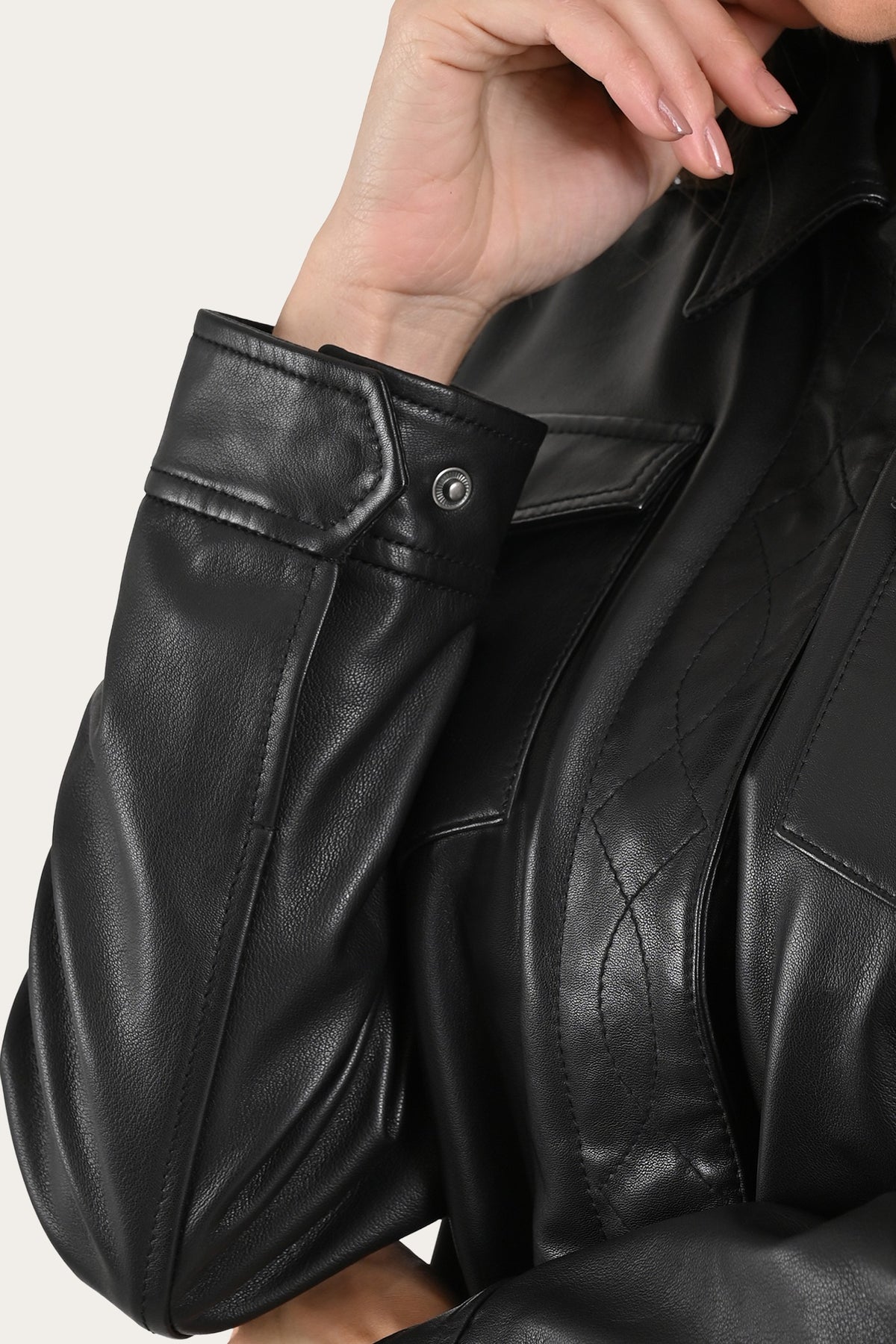 Black Bailor Shirt Jacket
