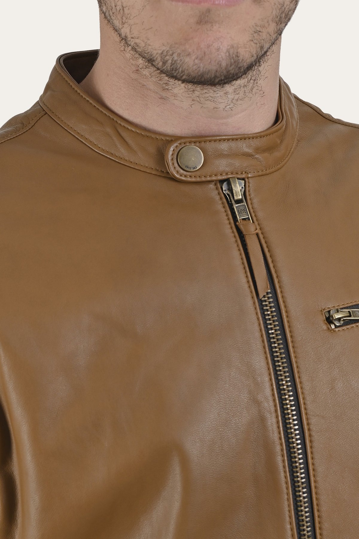 Men's Middle Brown Wyoming Racing Jacket