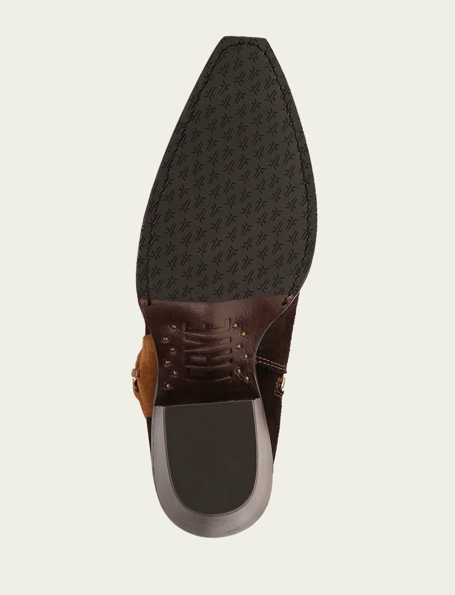 Women's Chocolate Suede Laila Tall Chain Boot