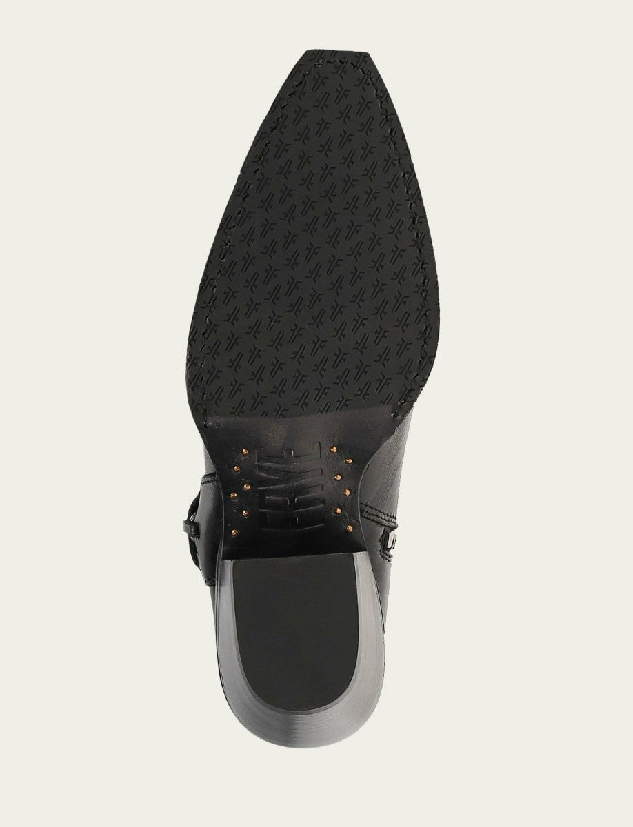 Women's Black Suede Laila Tall Chain Boot
