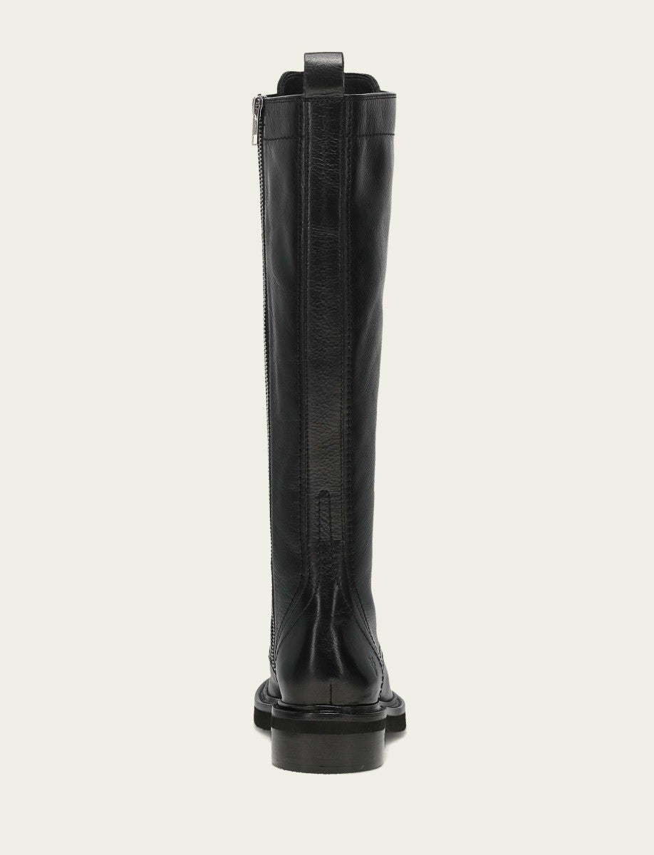 Women's Black Phoebe Lace Up Tall Boot