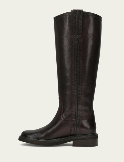 Women's Chocolate Phoebe Pull On Knee-High Boot
