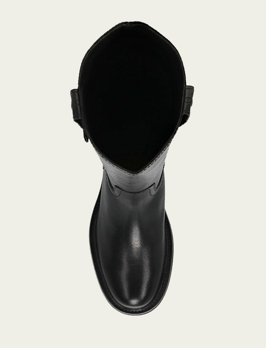 Women's Black Phoebe Pull On Knee-High Boot