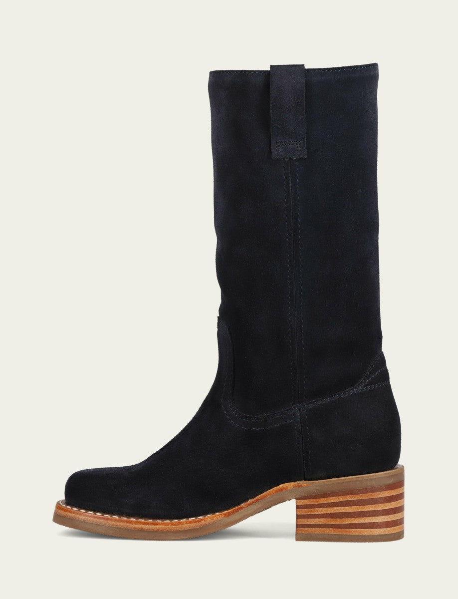 Women's Navy Campus 12R Mid-Calf Boot