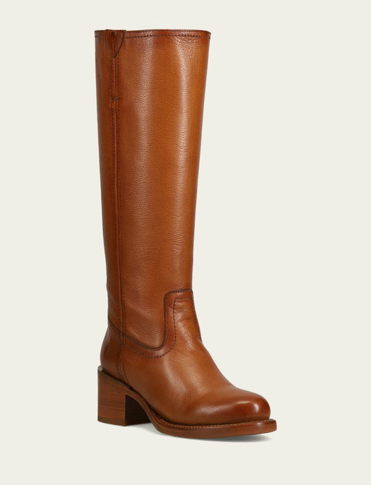 Women's Tan Andy Pull On Tall Riding Boot