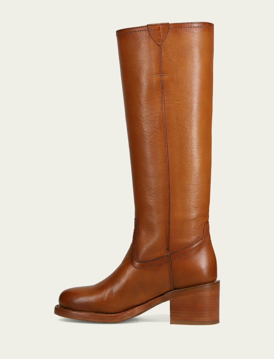 Women's Tan Andy Pull On Tall Riding Boot