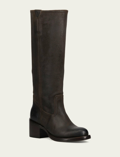 Women's Chocolate Andy Pull On Tall Riding Boot
