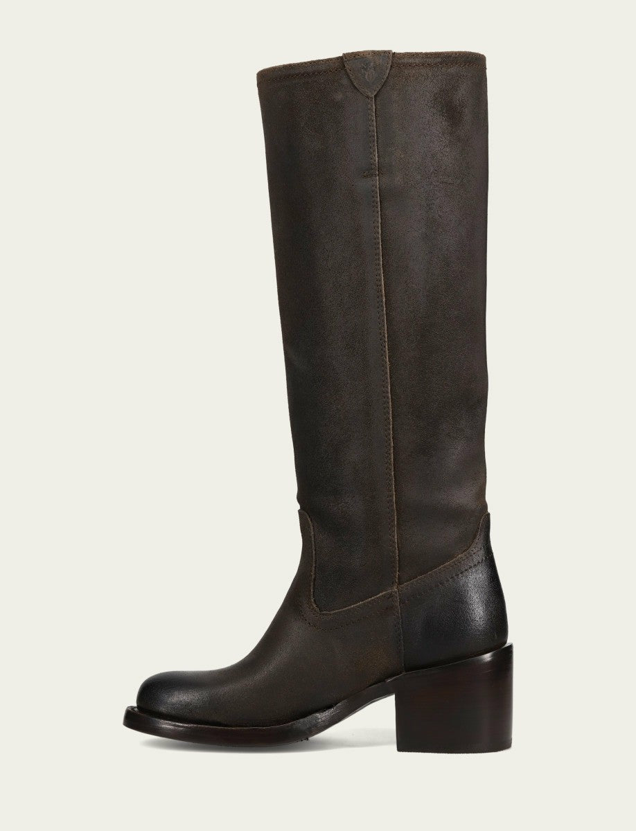 Women's Chocolate Andy Pull On Tall Riding Boot