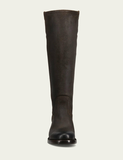 Women's Chocolate Andy Pull On Tall Riding Boot