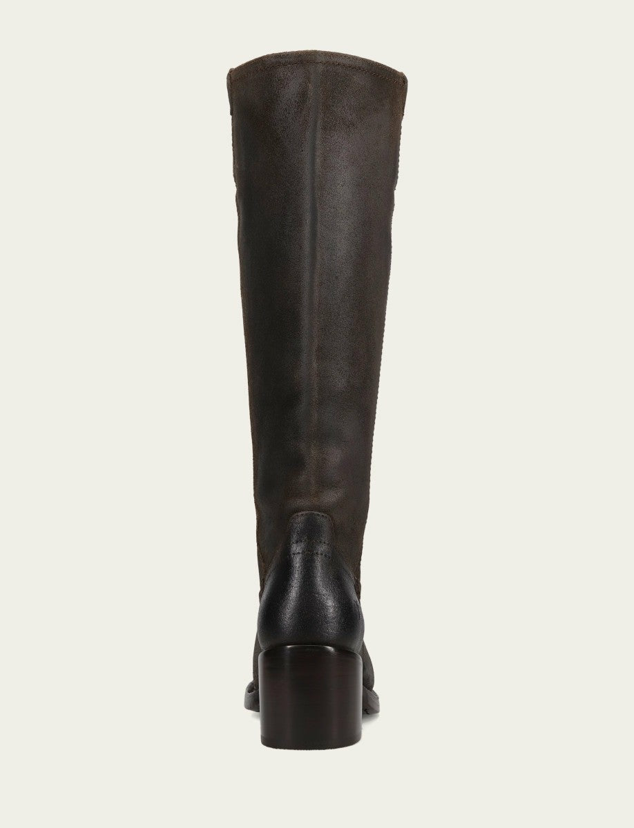 Women's Chocolate Andy Pull On Tall Riding Boot