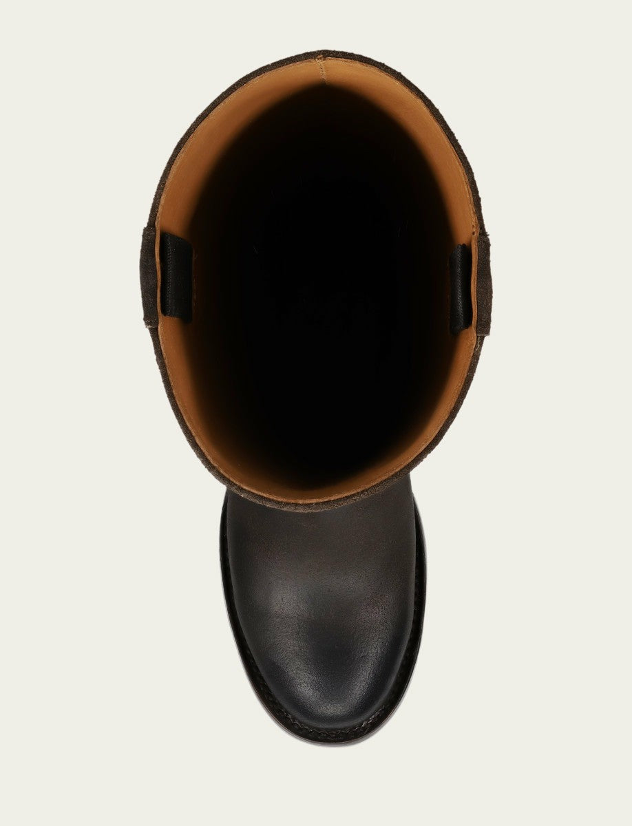 Women's Chocolate Andy Pull On Tall Riding Boot