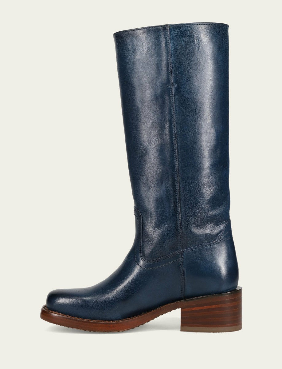 Women's Navy Campus 14L Tall Boot