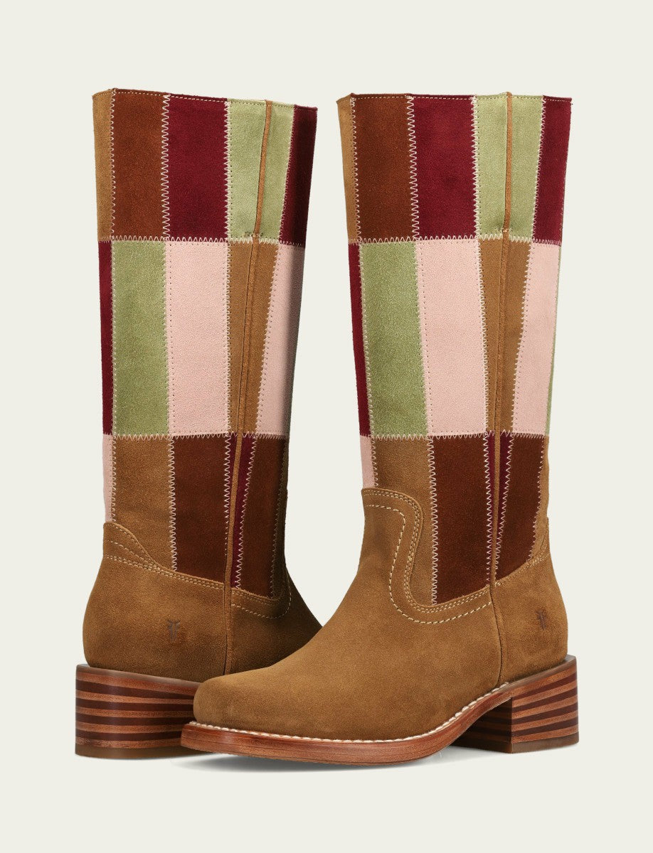 Women's Rose Multi Campus 14L Patchwork Tall Boot