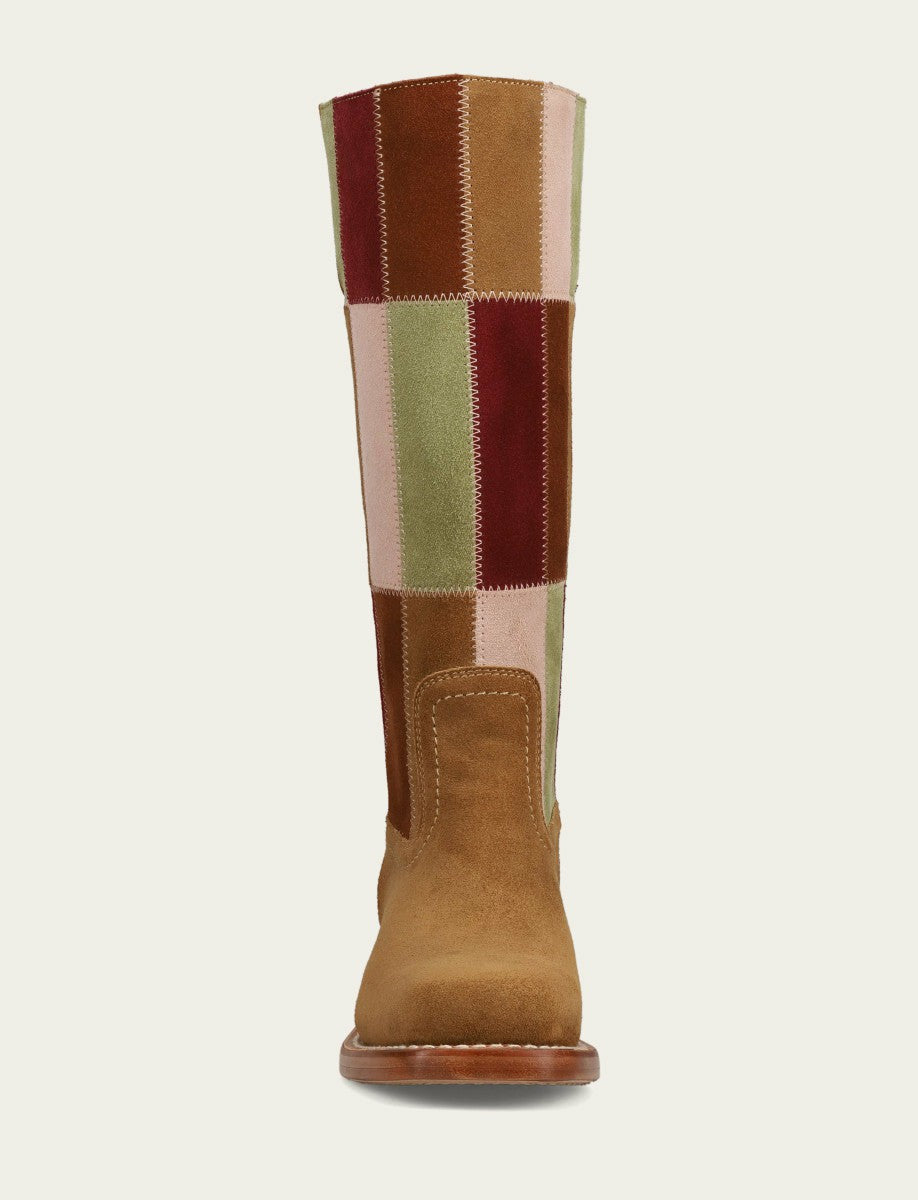 Women's Rose Multi Campus 14L Patchwork Tall Boot