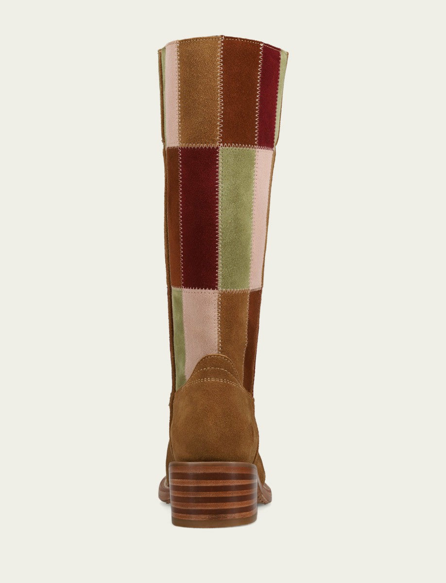 Women's Rose Multi Campus 14L Patchwork Tall Boot