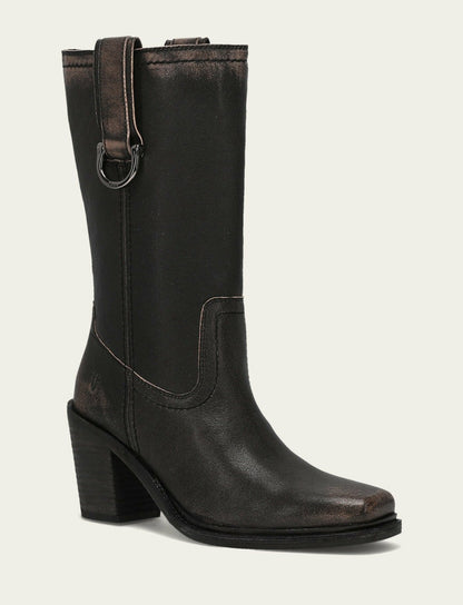 Women's Antique Black Sedona Mid D-Ring Boot