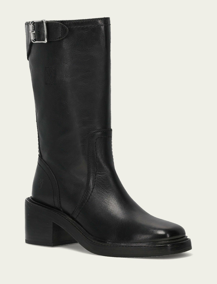 Women's Black Kate Moto Mid Boot