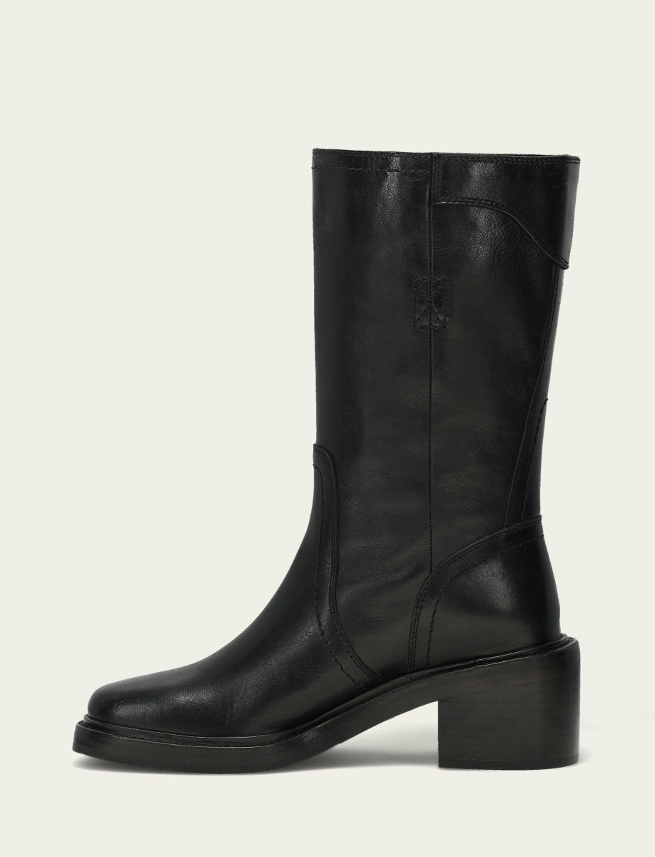 Women's Black Kate Moto Mid Boot