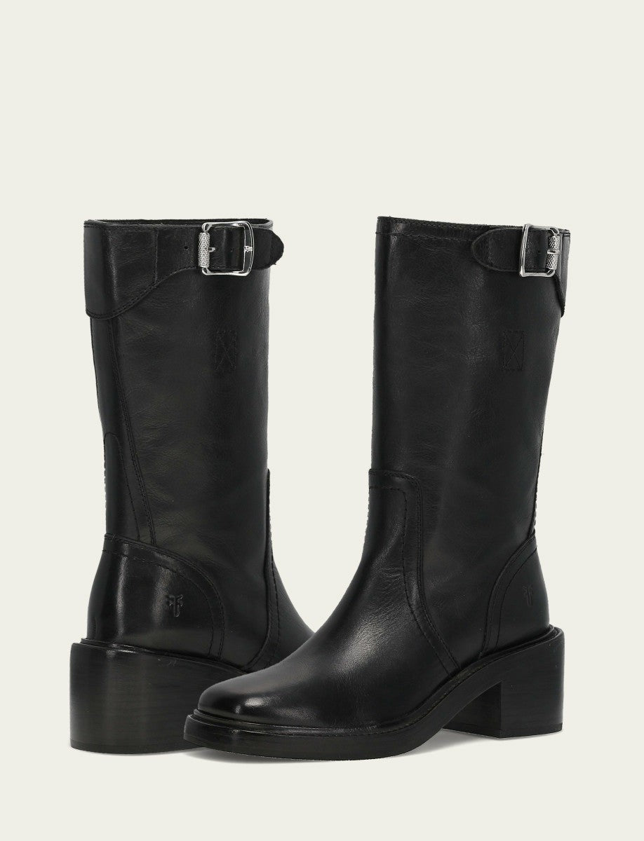 Women's Black Kate Moto Mid Boot