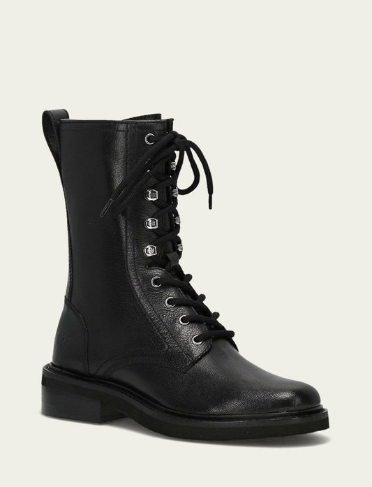 Women's Black Phoebe Combat Boot