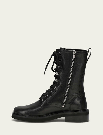 Women's Black Phoebe Combat Boot