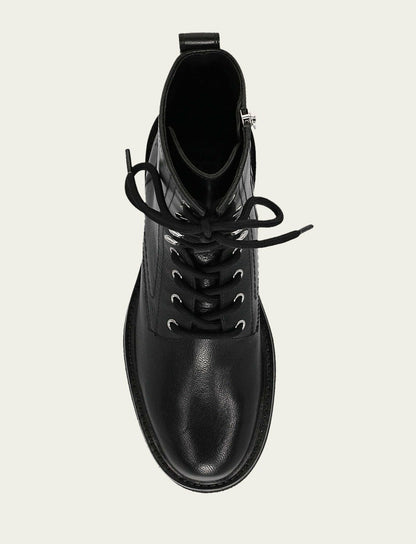Women's Black Phoebe Combat Boot