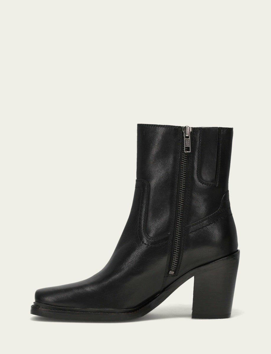Women's Black Sedona Short Inside Zip Bootie