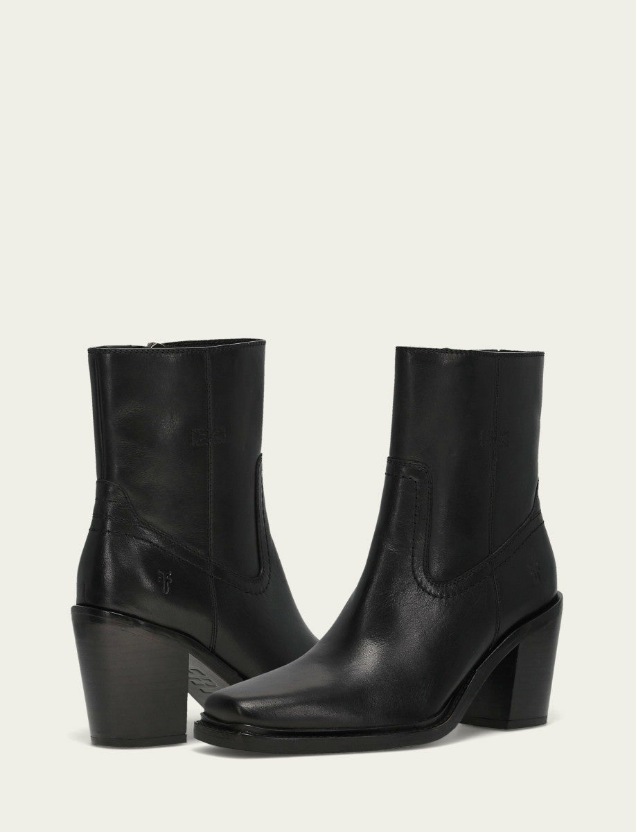 Women's Black Sedona Short Inside Zip Bootie