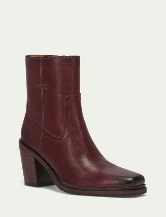 Women's Bordeaux Sedona Short Inside Zip Bootie