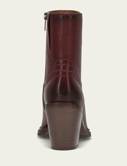 Women's Bordeaux Sedona Short Inside Zip Bootie