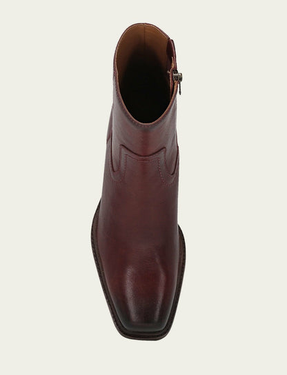 Women's Bordeaux Sedona Short Inside Zip Bootie