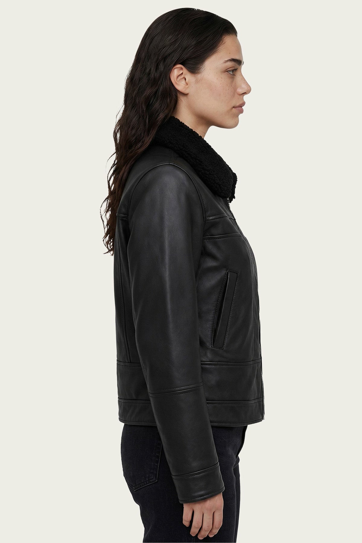 Clementine Sherling Trim Jacket