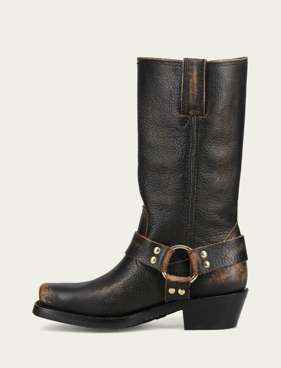 Women’s Black/Tan Harness 12R Boots