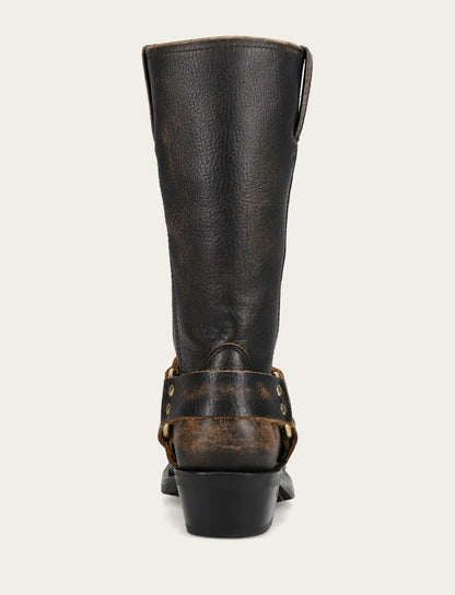 Women’s Black/Tan Harness 12R Boots