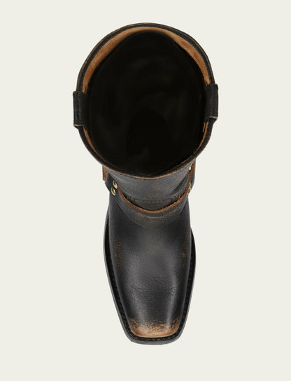 Women’s Black/Tan Harness 12R Boots