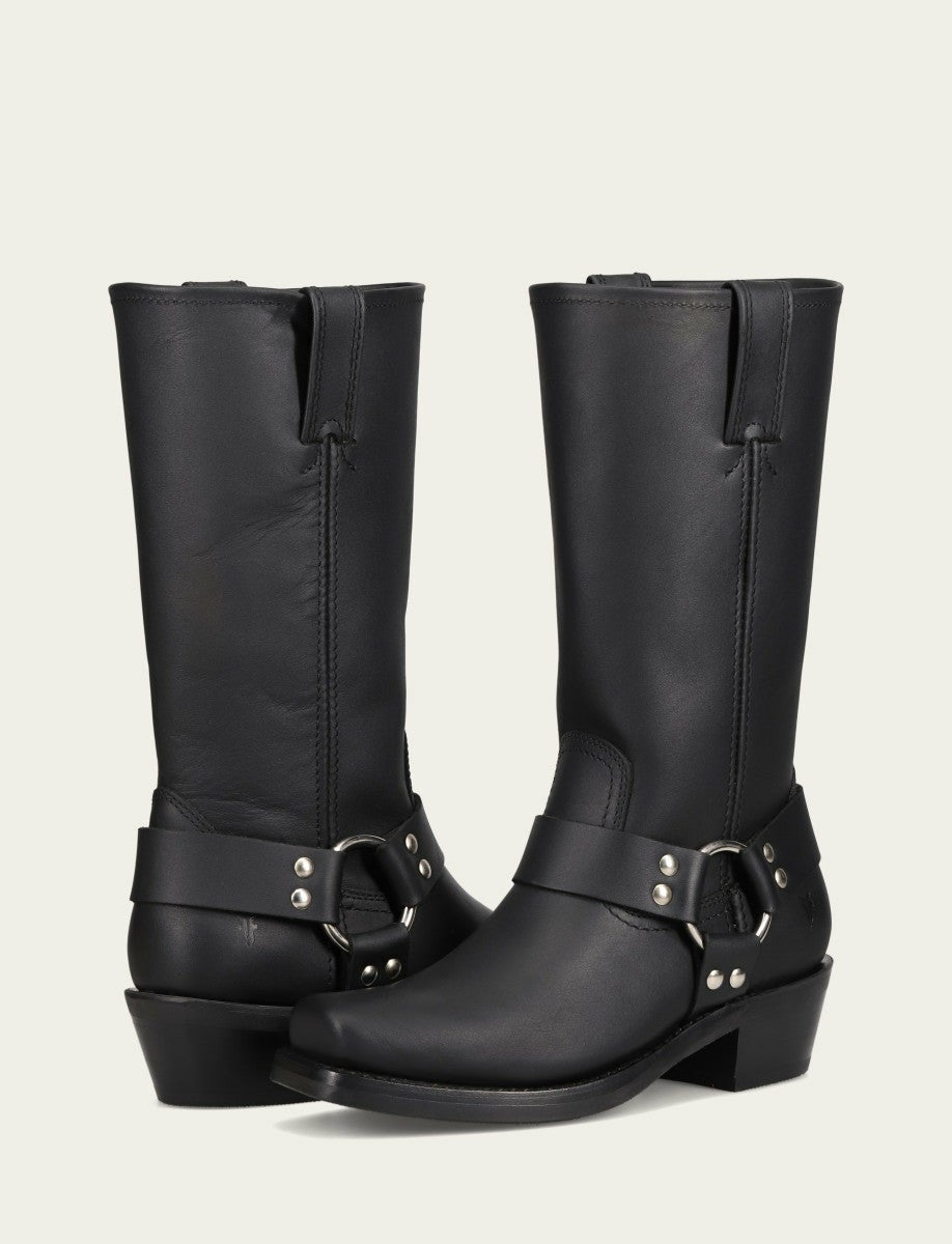 Women's Black Harness 12R Boots