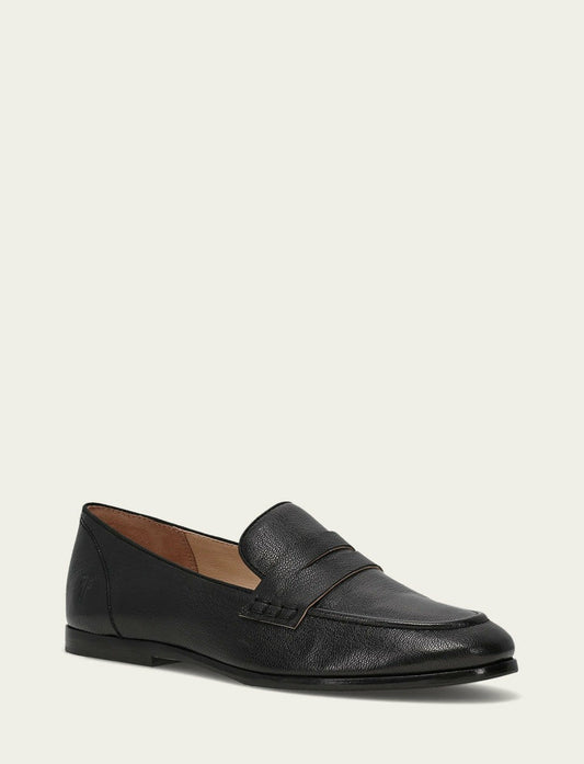 Women's Black Faith Leather Loafers