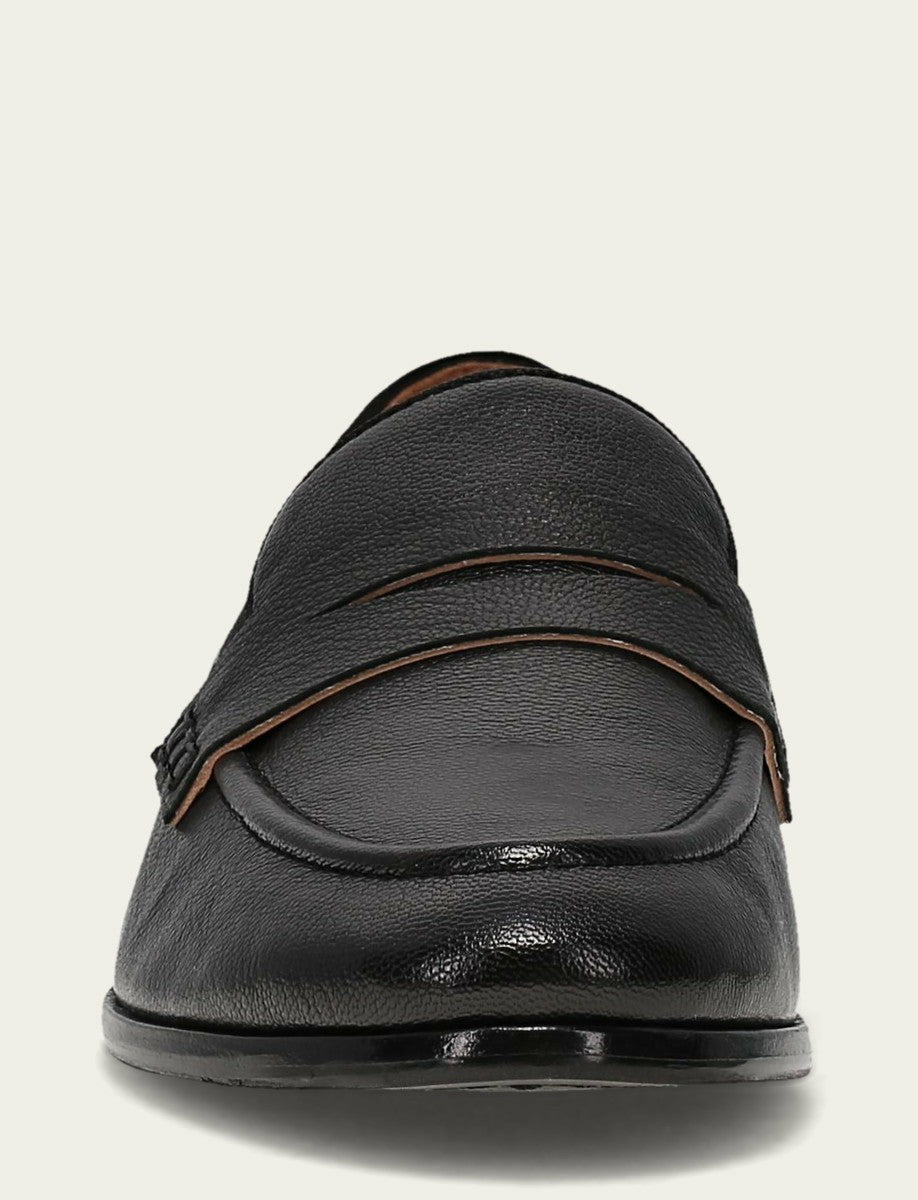 Women's Black Faith Leather Loafers