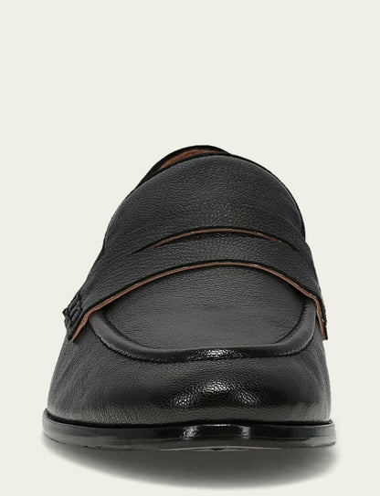 Women's Black Faith Leather Loafers