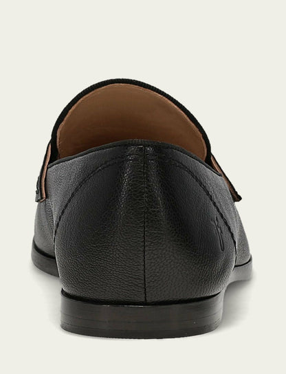 Women's Black Faith Leather Loafers
