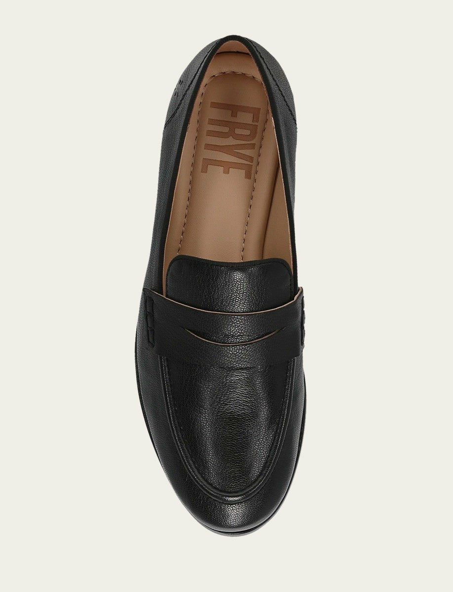 Women's Black Faith Leather Loafers