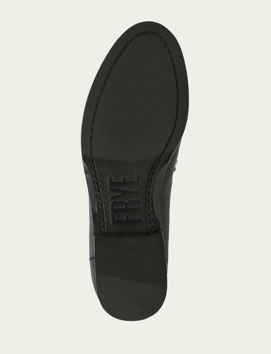 Women's Black Faith Leather Loafers
