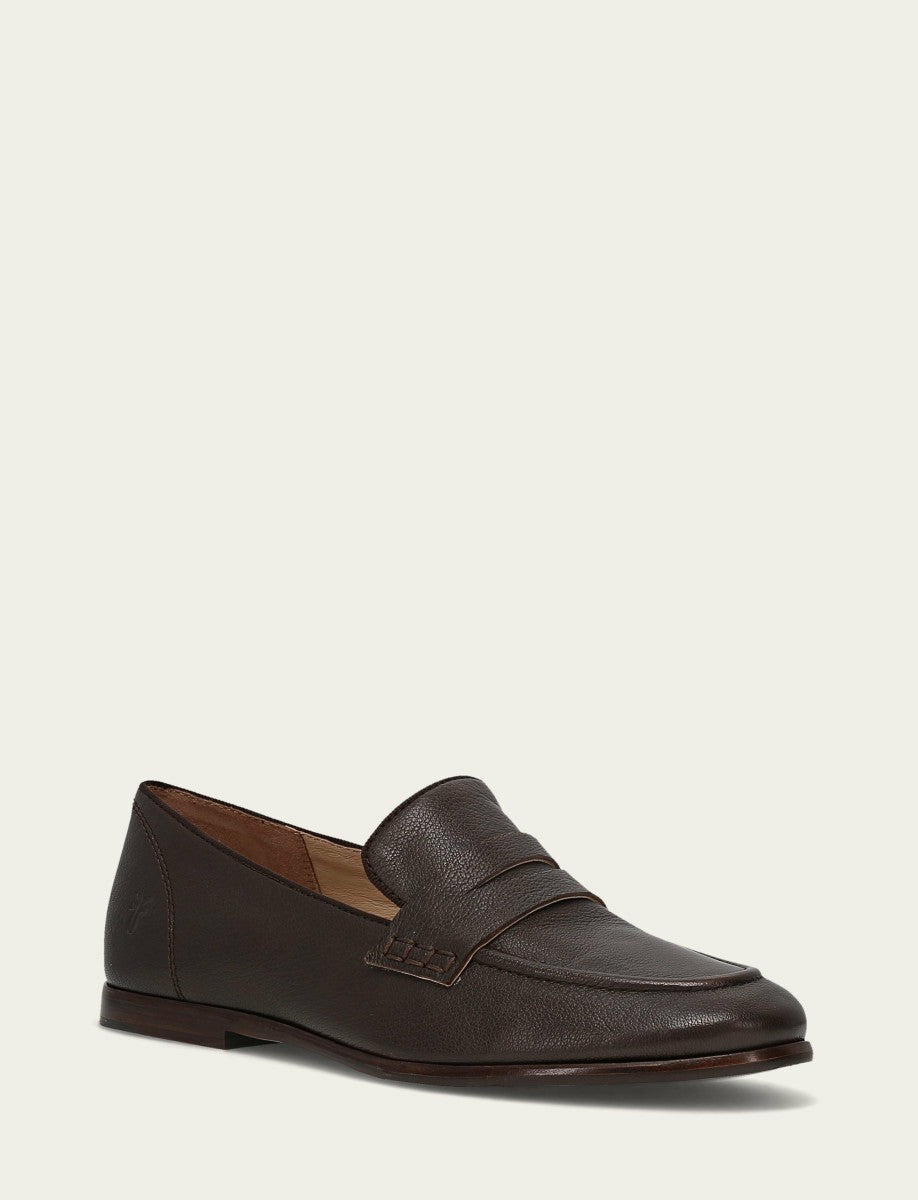 Women's Dark Brown Faith Leather Loafer