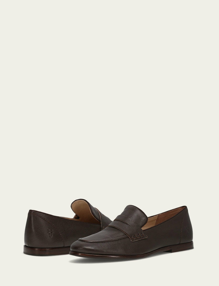 Women's Dark Brown Faith Leather Loafer