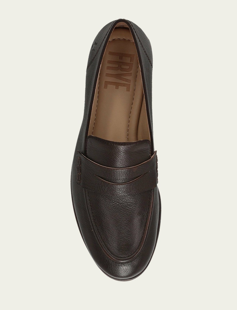 Women's Dark Brown Faith Leather Loafer