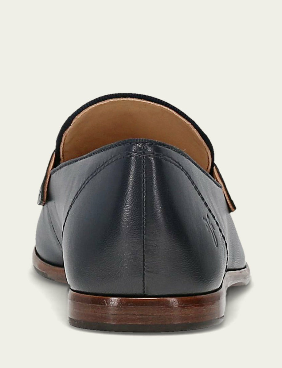 Women's Navy Faith Leather Loafers