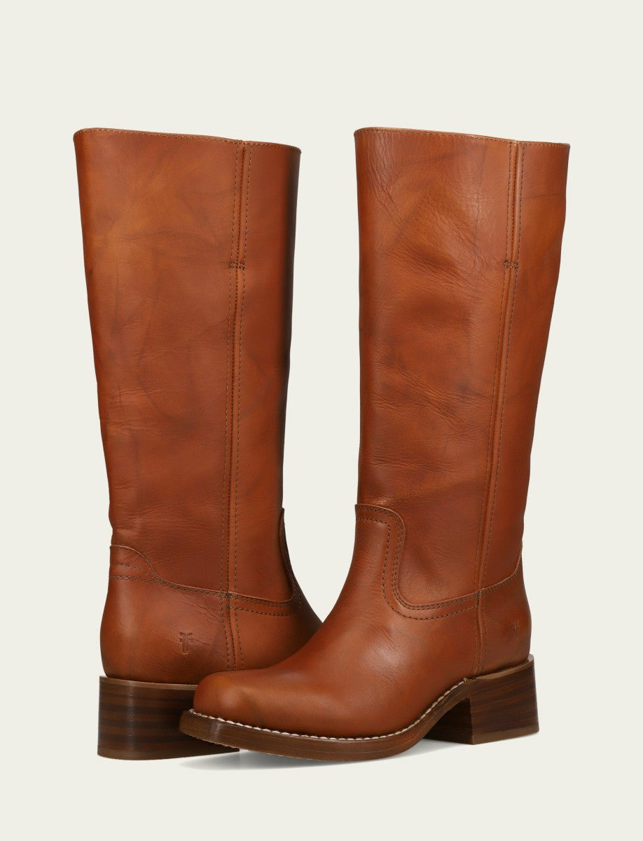 Women's Saddle Campus 14L Wide Calf Boots
